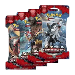 Crimson Invasion Sleeved Booster Pack Art Bundle (Set of 4)