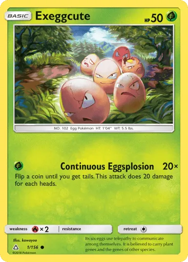 Exeggcute 1/156 Ultra Prism