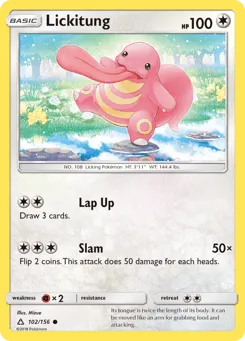 Lickitung 102/156 Ultra Prism