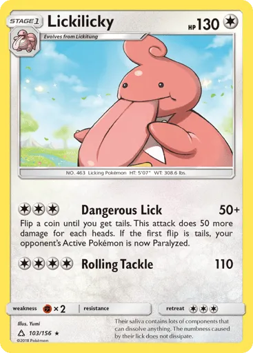 Lickilicky 103/156 Ultra Prism