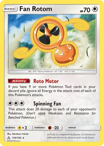 Fan Rotom 110/156 Ultra Prism