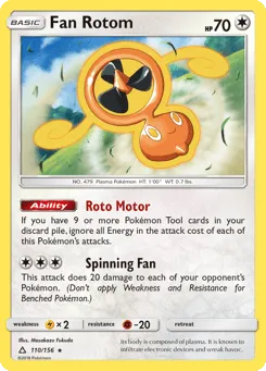 Fan Rotom 110/156 Ultra Prism