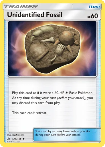 Unidentified Fossil 134/156 Ultra Prism