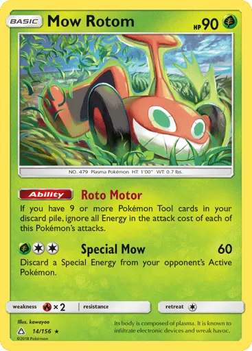 Mow Rotom 14/156 Ultra Prism