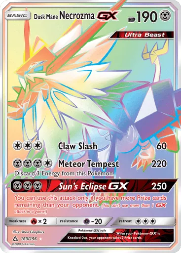 Dusk Mane Necrozma-GX 163/156 Ultra Prism