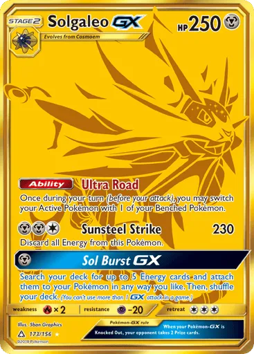 Solgaleo-GX 173/156 Ultra Prism