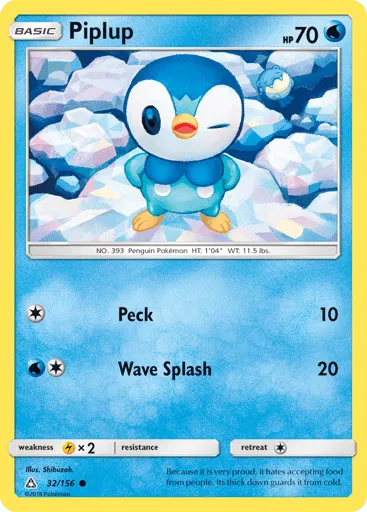 Piplup 32/156 Ultra Prism
