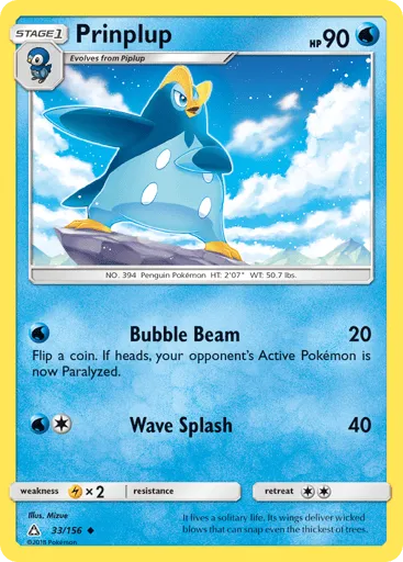 Prinplup 33/156 Ultra Prism