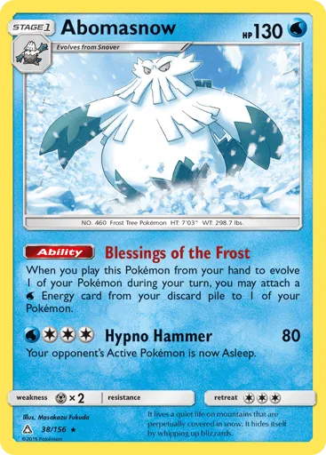 Abomasnow 38/156 Ultra Prism