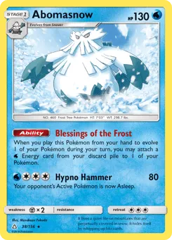 Abomasnow 38/156 Ultra Prism