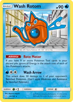 Wash Rotom 40/156 Ultra Prism