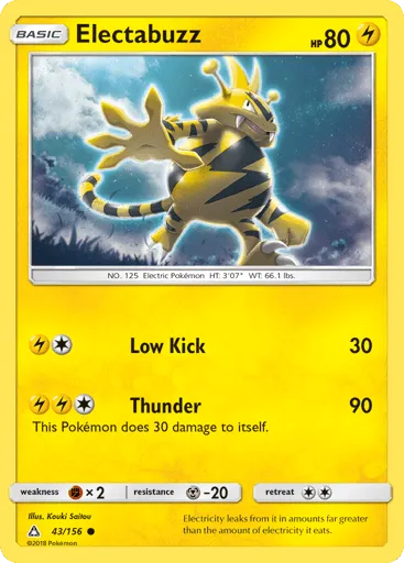 Electabuzz 43/156 Ultra Prism