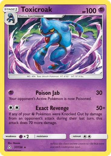 Toxicroak 57/156 Ultra Prism