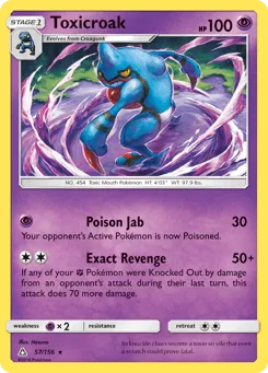 Toxicroak 57/156 Ultra Prism