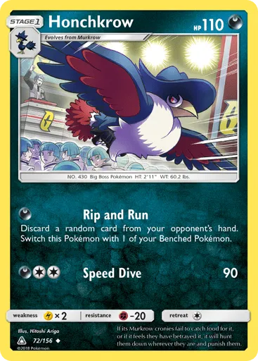 Honchkrow 72/156 Ultra Prism