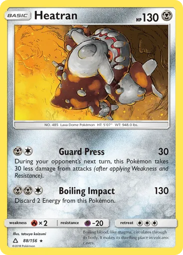Heatran 88/156 Ultra Prism