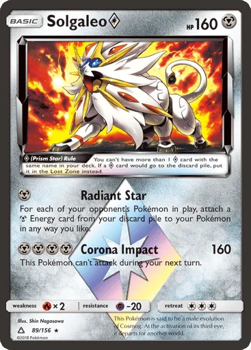 Solgaleo ◇ 89/156 Ultra Prism