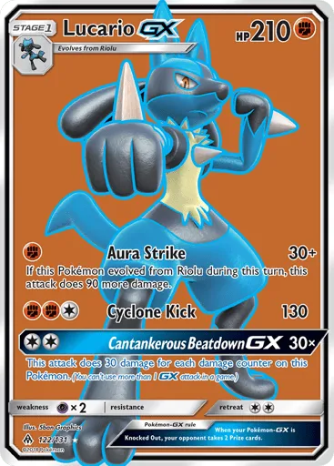 Lucario-GX 122/131 Forbidden Light