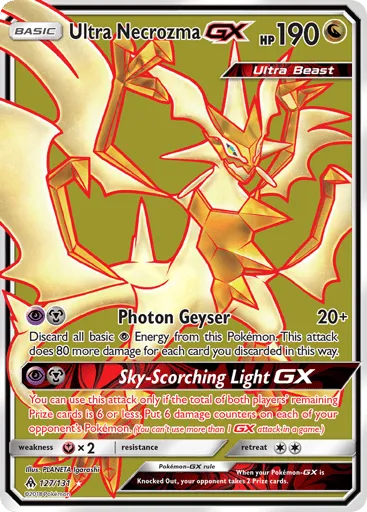 Ultra Necrozma-GX 127/131 Forbidden Light