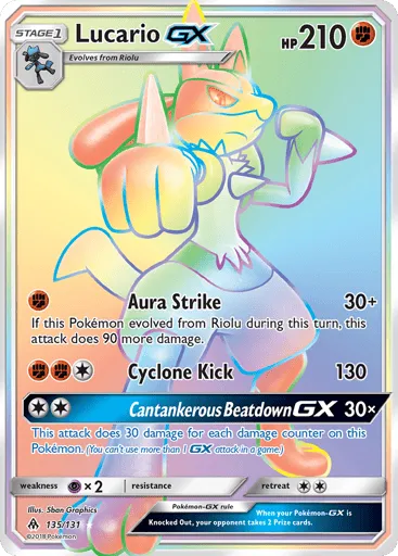 Lucario-GX 135/131 Forbidden Light