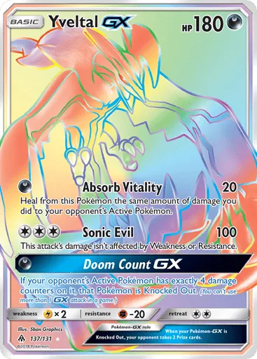 Yveltal-GX 137/131 Forbidden Light