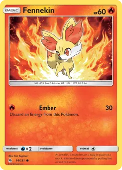 Fennekin 14/131 Forbidden Light