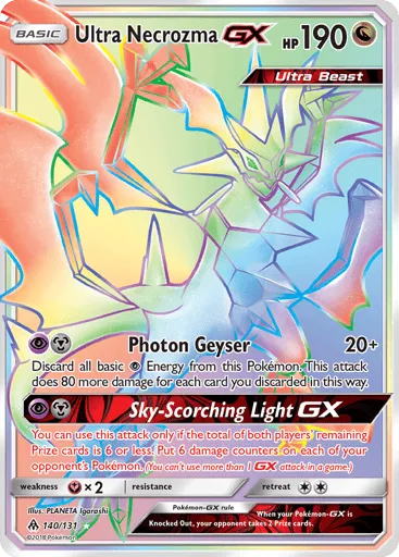Ultra Necrozma-GX 140/131 Forbidden Light
