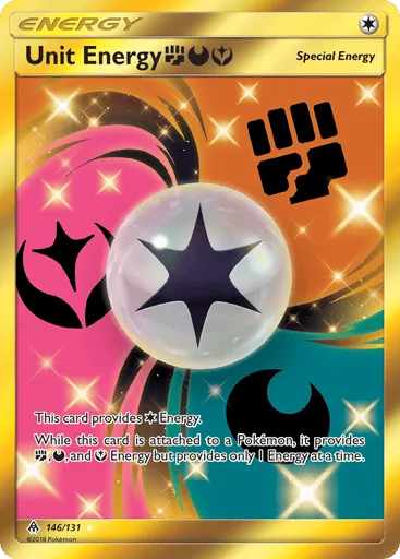 Unit Energy FightingDarknessFairy 146/131 Forbidden Light