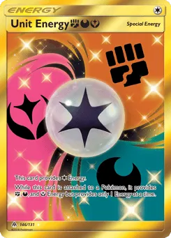 Unit Energy FightingDarknessFairy 146/131 Forbidden Light