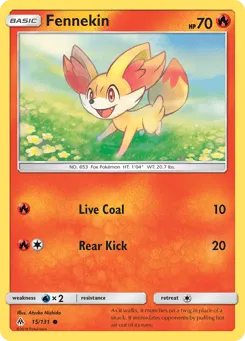 Fennekin 15/131 Forbidden Light