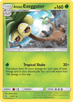 Alolan Exeggutor 2/131 Forbidden Light