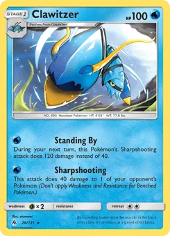 Clawitzer 26/131 Forbidden Light