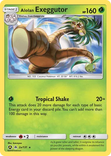 Alolan Exeggutor 2a/131 Forbidden Light