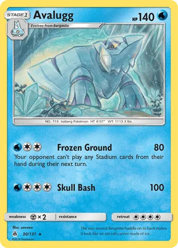Avalugg 30/131 Forbidden Light