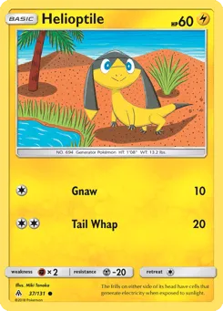 Helioptile 37/131 Forbidden Light