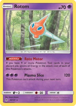 Rotom 40/131 Forbidden Light
