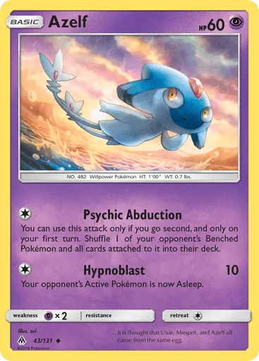Azelf 43/131 Forbidden Light