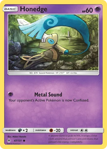 Honedge 47/131 Forbidden Light
