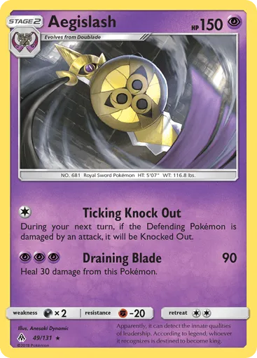Aegislash 49/131 Forbidden Light
