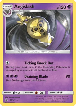 Aegislash 49/131 Forbidden Light