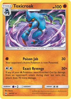 Toxicroak 64/131 Forbidden Light