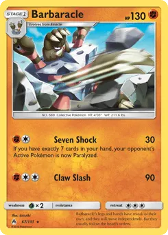 Barbaracle 67/131 Forbidden Light