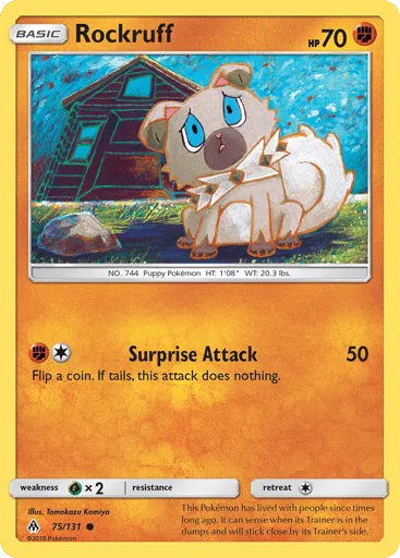 Rockruff 75/131 Forbidden Light