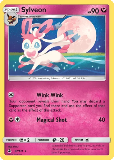 Sylveon 87/131 Forbidden Light