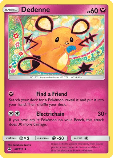 Dedenne 88/131 Forbidden Light