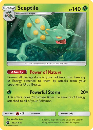 Sceptile 10/168 Celestial Storm