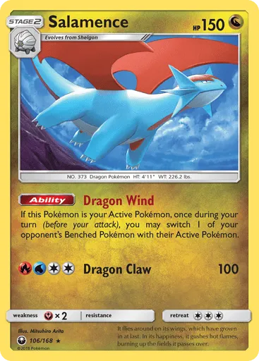 Salamence 106/168 Celestial Storm