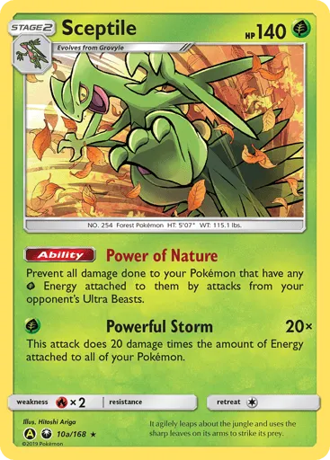 Sceptile 10a/168 Celestial Storm