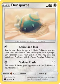 Dunsparce 110/168 Celestial Storm