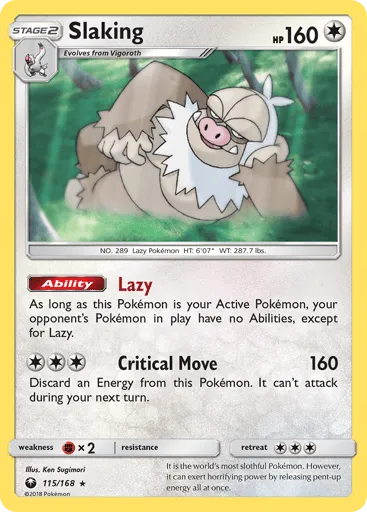 Slaking 115/168 Celestial Storm
